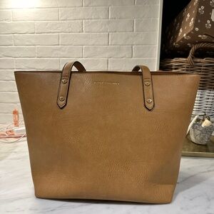 Poppy & Peonies Go Getter Tote Camel